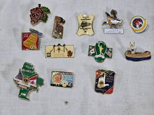 lot 145 image: Lot of Lions Club Pins from Various Locations and Events