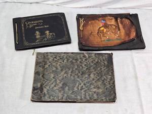 lot 177 image: Vintage Photo Albums from Approx. 1930s-40s with Black and White Photos, a Few Servicemen Photos - One Photo Seems to Have a Ghost Plane in it