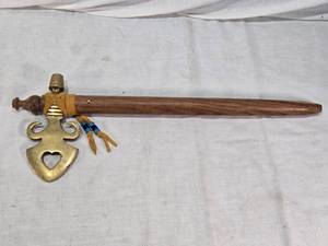 lot 217 image: Spontoon Pipe Tomahawk for Decor  approximately 18 inches in length