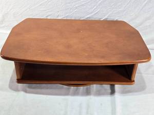 lot 249 image: Wooden Rotating Stand