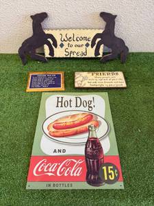 lot 144 image: Decorative Signs