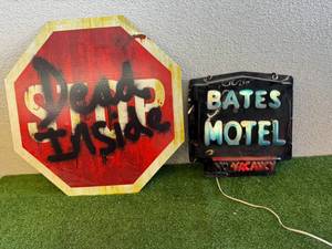 lot 158 image: Man Cave Signs