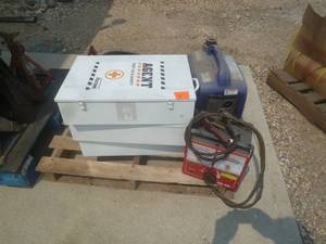 lot 21 image: First Aid Kits, Hose reel & Battery Meter