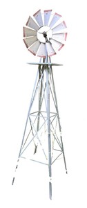 Vintage Metal Garden Windmill Yard Decor
