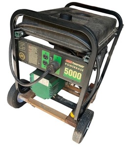 lot 8 image: Coleman Powermate Powerbase 5000 Portable Generator 10 HP