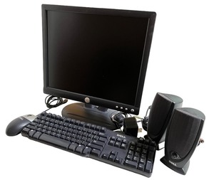 lot 48 image: Dell Desktop Computer with Monitor, Keyboard, Mouse and Speakers