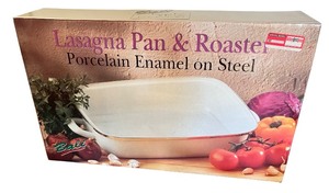 lot 60 image: Bali Lasagna Pan and Roaster Porcelain Enamel on Steel