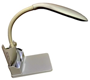 lot 63 image: Flexible Gooseneck Magnifier Lamp with 5-Inch Lens