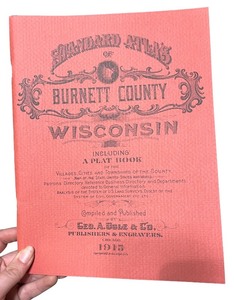 lot 68 image: Standard Atlas of Burnett County Wisconsin Plat Book Reprint