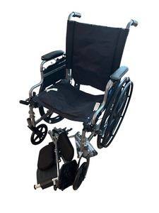 lot 83 image: Standard Manual Wheelchair with Foldable Frame