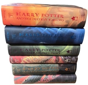 lot 91 image: Harry Potter Hardcover Book Collection by J.K. Rowling - Set of 6