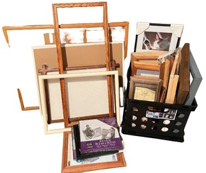 lot 95 image: Collection of Mixed Picture Frames in Assorted Sizes and Finishes