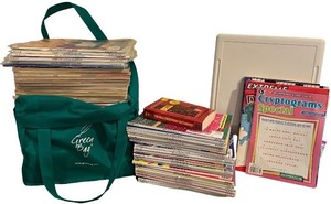 lot 127 image: Collection of Crossword Puzzle Books, Magazines, and Dell Crossword Dictionary