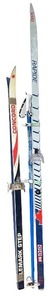 lot 179 image: Set of 2 Vintage Cross Country Skis GCM Concord and Rapide