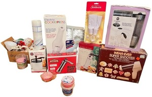 lot 199 image: Cookie Presses, Donut Maker, Frosting Tools, and Baking Accessories