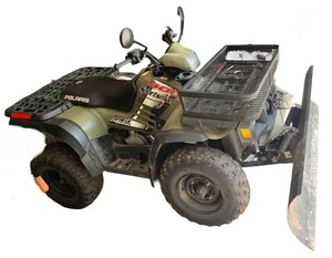 Polaris Sportsman 400 ATV with Cycle Country Plow