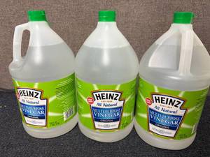 lot 155 image: 3 Gallons of All Purpose Vinegar