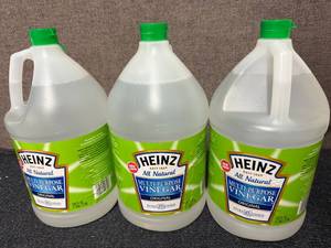 lot 157 image: 3 Gallons of All Purpose Vinegar