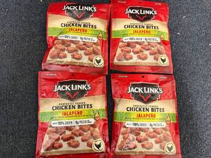 lot 183 image: 4 Bags of Jack Links Chicken Bites