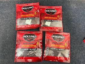lot 191 image: Jack Links Spicy Red Pepper Jerky