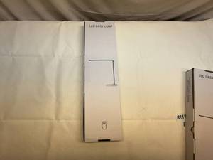 lot 18 image: 2x LED Desk Lamp-Foldable