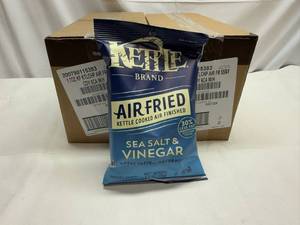 lot 35 image: 2x 6ct Kettle Air Fried Sea Salt & Vinegar Chips