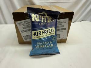 lot 36 image: 2x 6ct Kettle Air Fried Sea Salt & Vinegar Chips