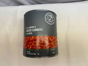 lot 40 image: 5lbs Diced Carrots