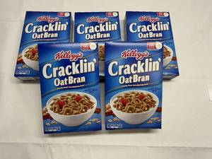 lot 29 image: 5x 16.5oz Cracklin Oat Bran Cereal