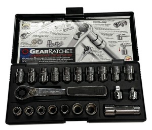 lot 21 image: GearWrench GearRatchet socket set