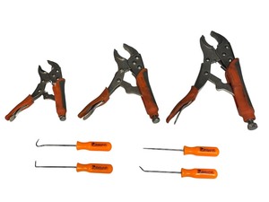 lot 105 image: Pittsburgh Vise Grips and PickHook Tools Bundle