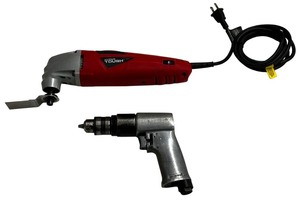 lot 154 image: Hyper Tough 2.1 Amp Corded Oscillating Multi-function Tool  Pneumatic Drill (Air Drill)