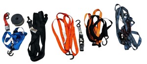 lot 126 image: Mixed Tie DownRatchet Straps Bundle