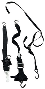 lot 125 image: Ratchet Tie Down Bundle - Black