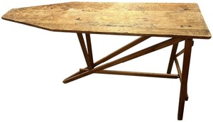 lot 25 image: Vintage Wooden Ironing Board
