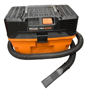lot 168 image: RIDGID 4.5 Gallon ProPack WetDry Shop Vacuum