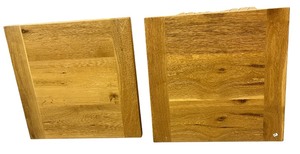 lot 163 image: Restaurant Resin Table Tops, Cherry Wood, 24X24, 2 pieces