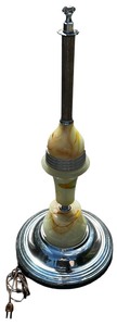 lot 061 image: Vintage Art Deco Lighted Smoking Stand