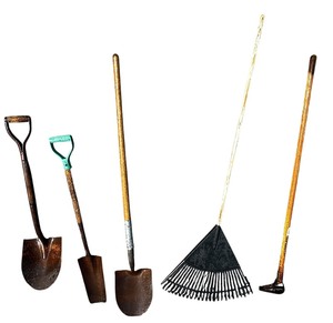 lot 210 image: Shovels Yard Tools Bundle