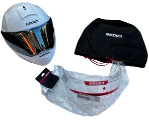 lot 183 image: Sedici motorcycle helmet XL, along with an extra clear face shield and a helmet bag
