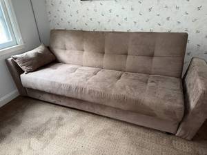 lot 123 image: 88 Inch Upholstered Sofa Bed