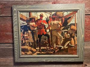 lot 45 image: Framed Print The Northwest Paper Company Artwork TNPC Cloquet MN