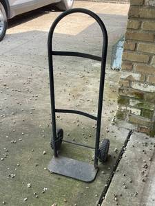 lot 218 image: Heavy Duty Metal Hand Truck Dolly with Pneumatic Wheels