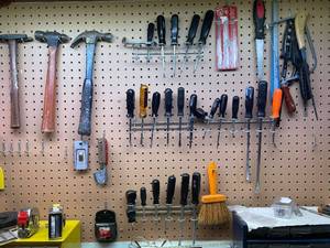 lot 234 image: Assorted Hand Tools Collection Including Hammers, Screwdrivers, and Saws