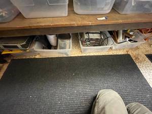 lot 256 image: Lot of Hand Tools, Extension Cords, Paint Supplies and Battery Charger