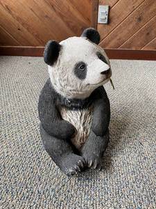 lot 74 image: Sandicast Panda Cub Sculpture by Sandra Brue