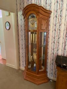 lot 145 image: Emperor Handcrafted Grandfather Clock