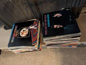 lot 316 image: Large Vinyl Record Collection Featuring Various Artists and Genres