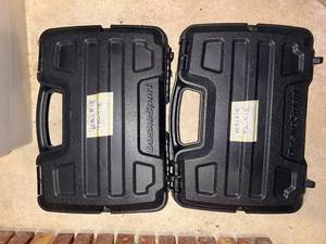 lot 395 image: Cobra FRS Power Walkie Talkie Set with Chargers and Cases
