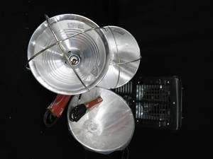 lot 87 image: NEW BROODER HEAT LAMPS  HEATER
